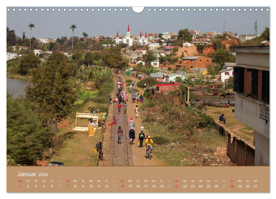 Alltag in Madagaskar (CALVENDO Wandkalender 2024)