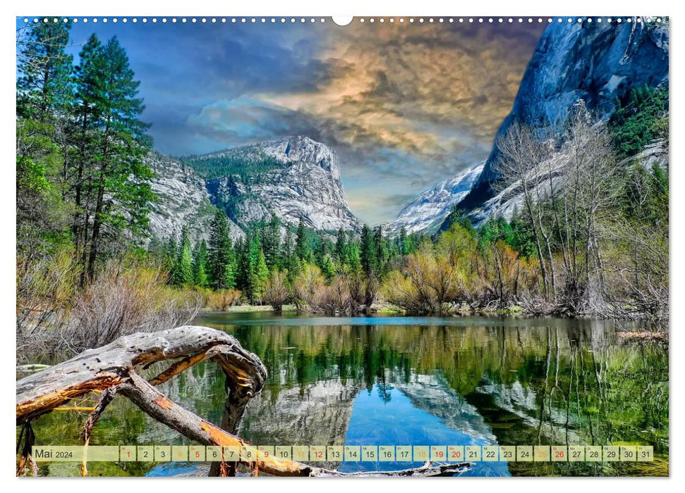 Nationalparks der USA - atemberaubend schön (CALVENDO Premium Wandkalender 2024)