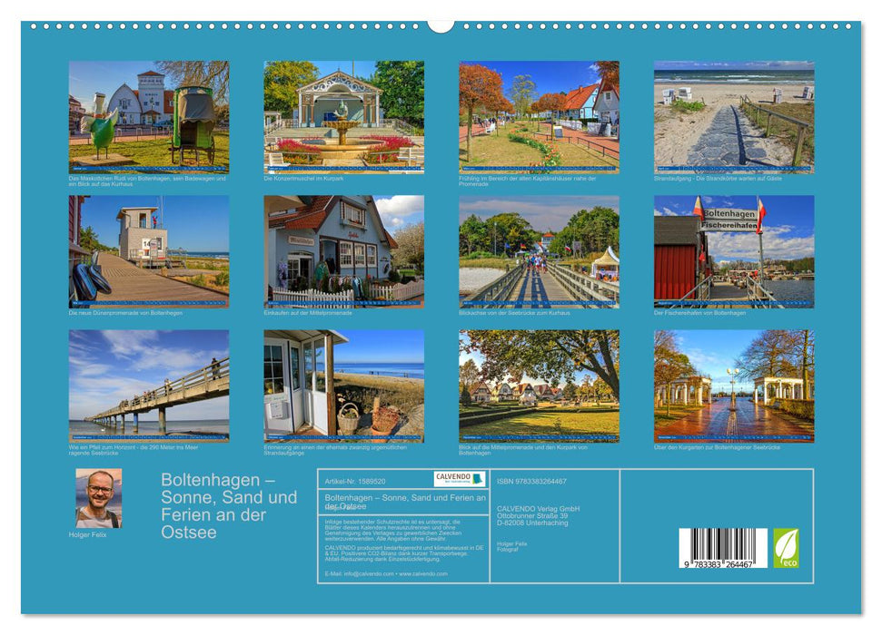 Boltenhagen – Sonne, Sand und Ferien an der Ostsee (CALVENDO Premium Wandkalender 2024)