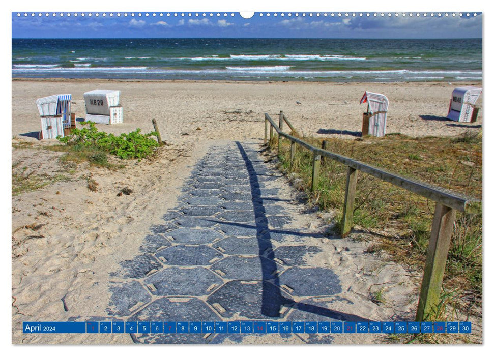 Boltenhagen – Sonne, Sand und Ferien an der Ostsee (CALVENDO Premium Wandkalender 2024)