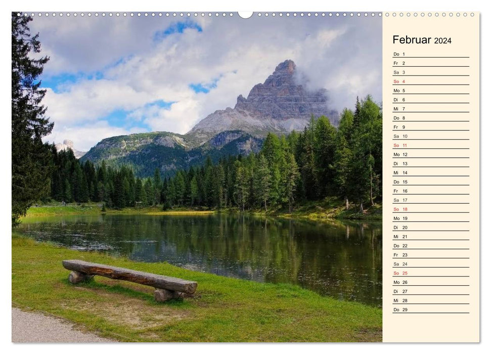 Sextner Dolomiten (CALVENDO Wandkalender 2024)