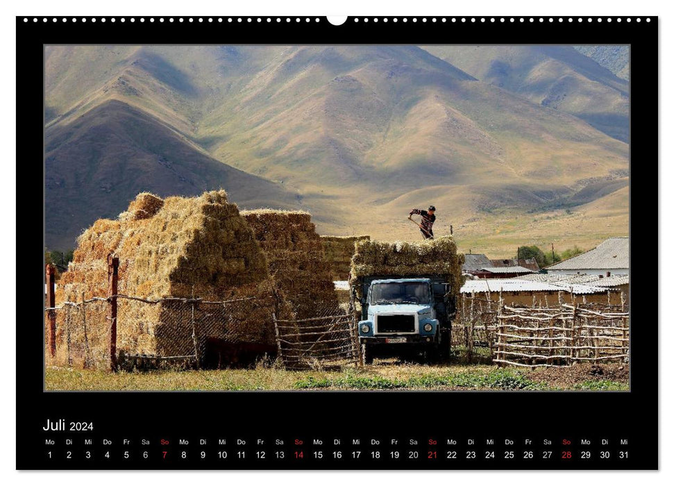 Unbekanntes Kirgistan (CALVENDO Premium Wandkalender 2024)