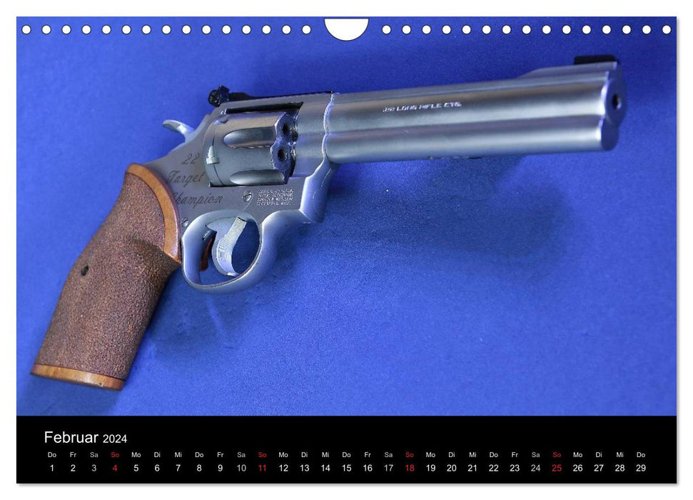 Sportpistolen und Revolver (CALVENDO Wandkalender 2024)