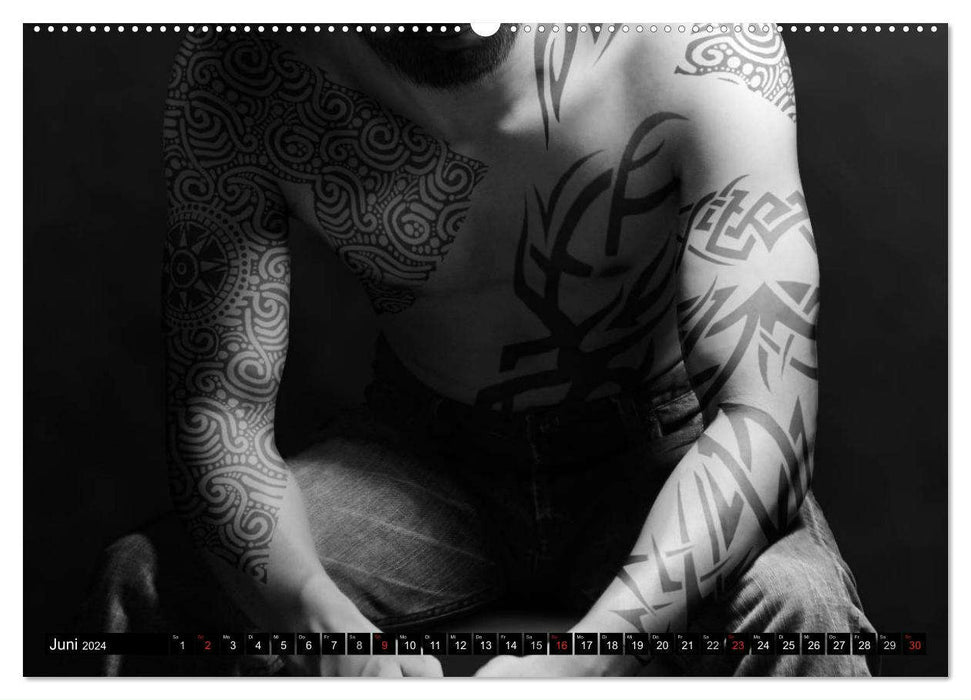 Körperkult Tattoo (CALVENDO Premium Wandkalender 2024)