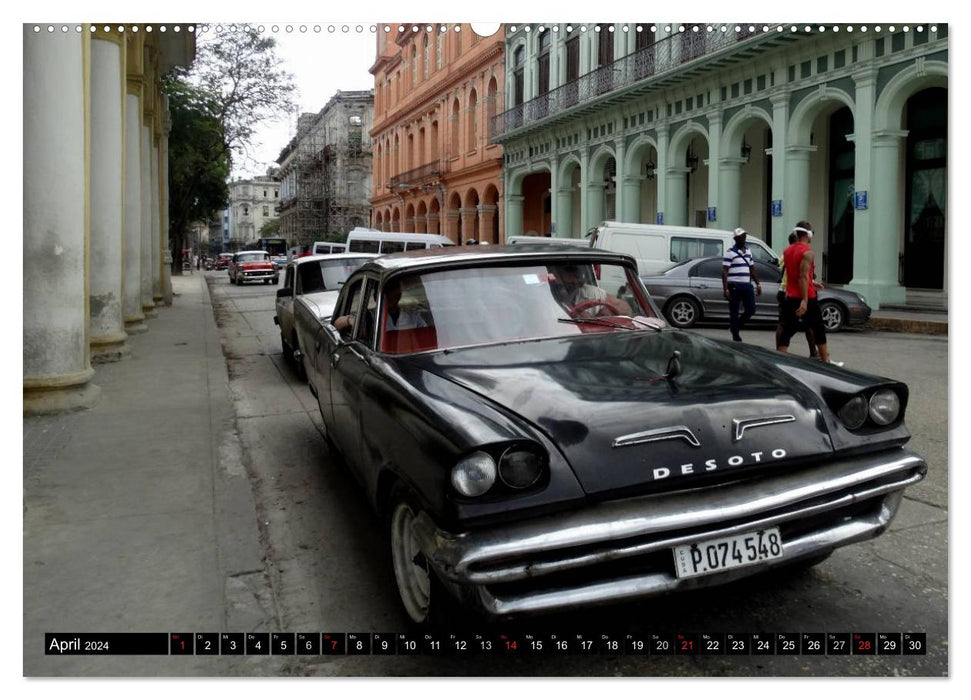 Black is Beautiful - Schwarze Oldtimer (CALVENDO Wandkalender 2024)