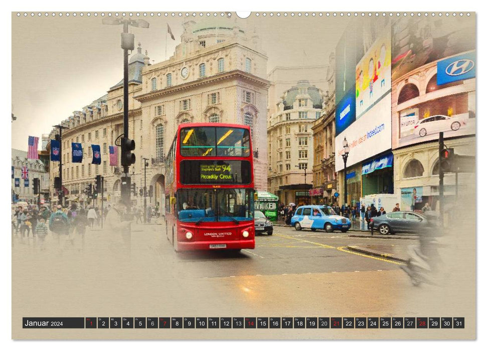 Traumhaftes London (CALVENDO Premium Wandkalender 2024)