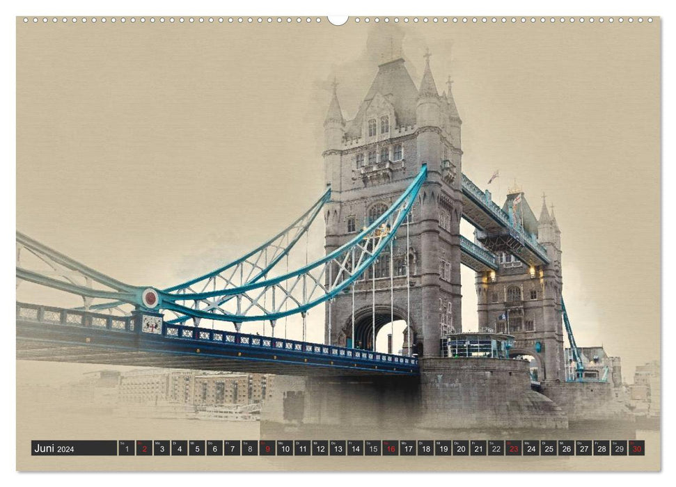 Traumhaftes London (CALVENDO Premium Wandkalender 2024)