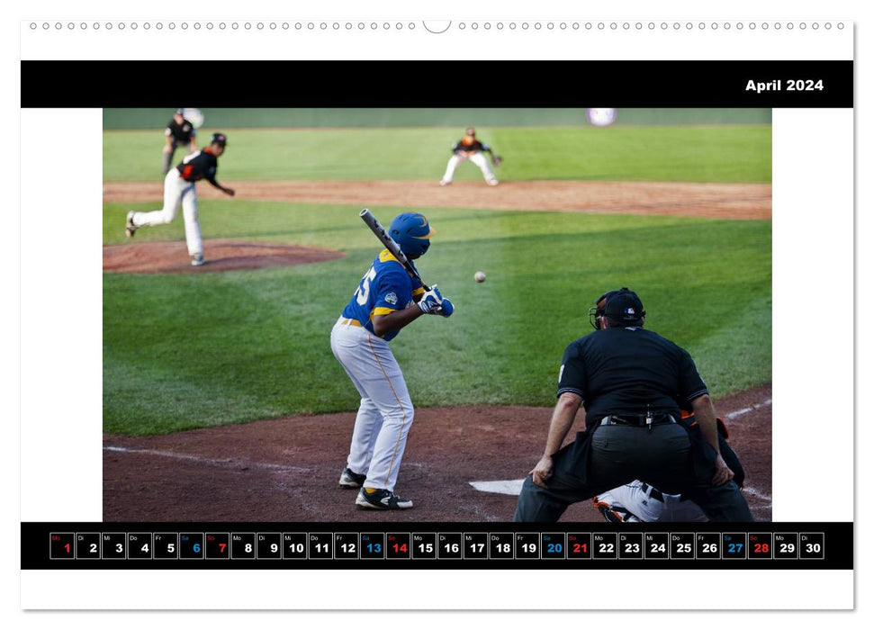 Kultsport Baseball (CALVENDO Premium Wandkalender 2024)