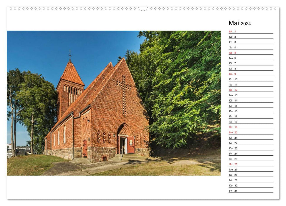Ostseebad Binz – Zeit für Erholung (CALVENDO Premium Wandkalender 2024)