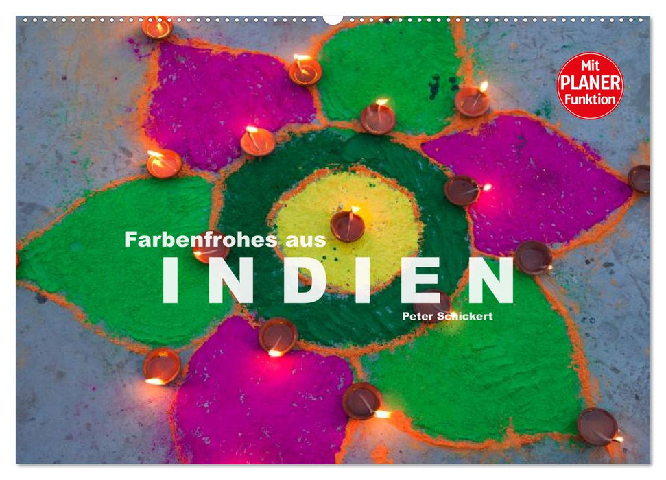 Farbenfrohes aus Indien (CALVENDO Wandkalender 2024)