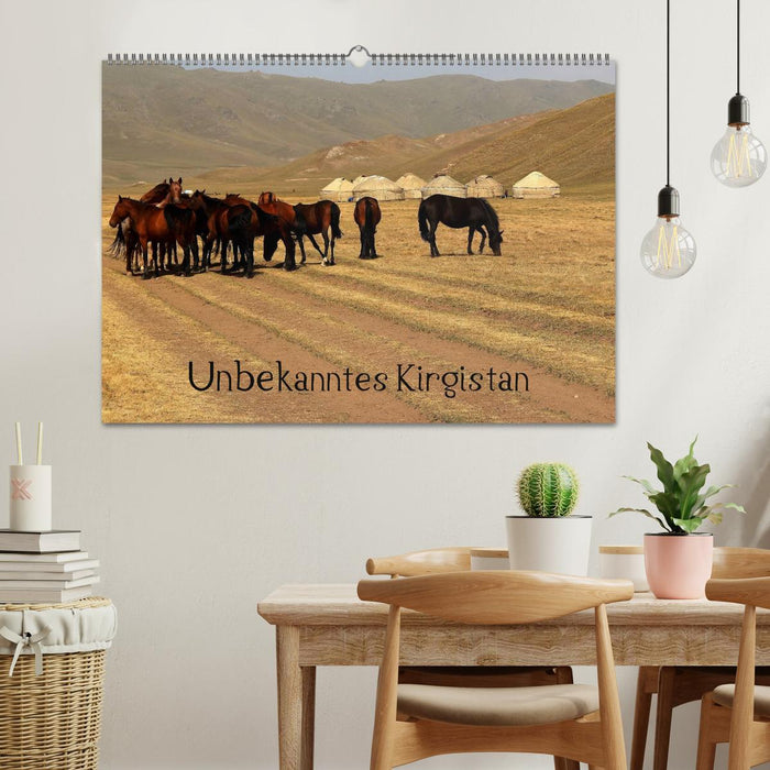 Unbekanntes Kirgistan (CALVENDO Wandkalender 2024)