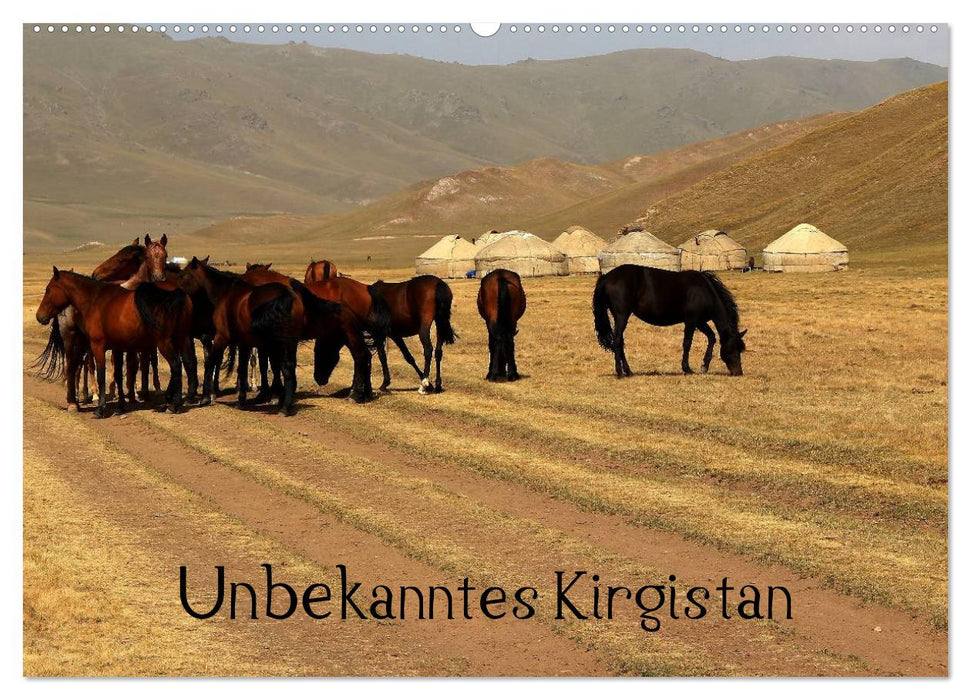 Unbekanntes Kirgistan (CALVENDO Wandkalender 2024)