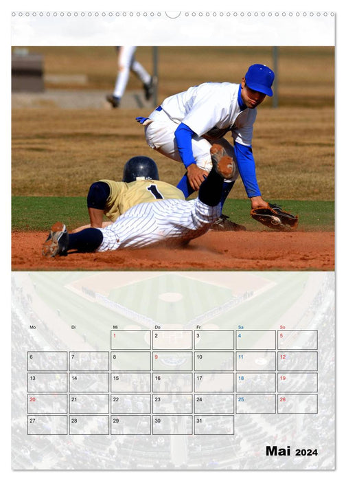 Kultsport Baseball (CALVENDO Wandkalender 2024)