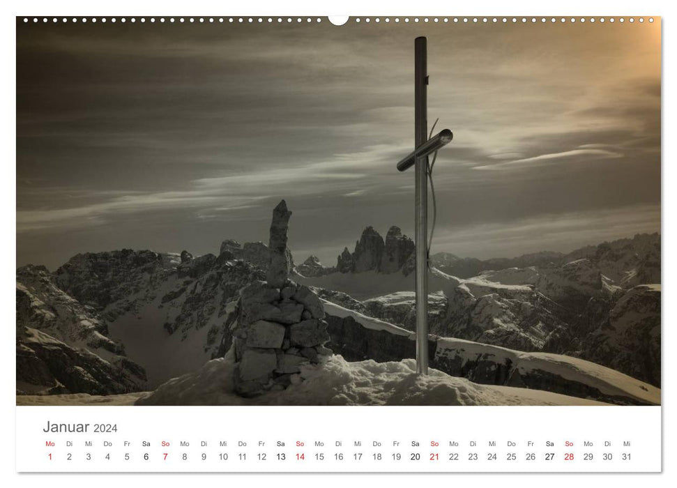 Drei Zinnen - Südtirols Wahrzeichen (CALVENDO Wandkalender 2024)