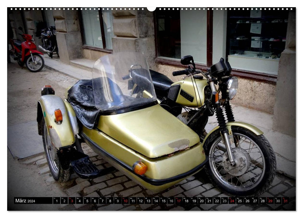 Motorrad-Legenden: IZH (CALVENDO Premium Wandkalender 2024)