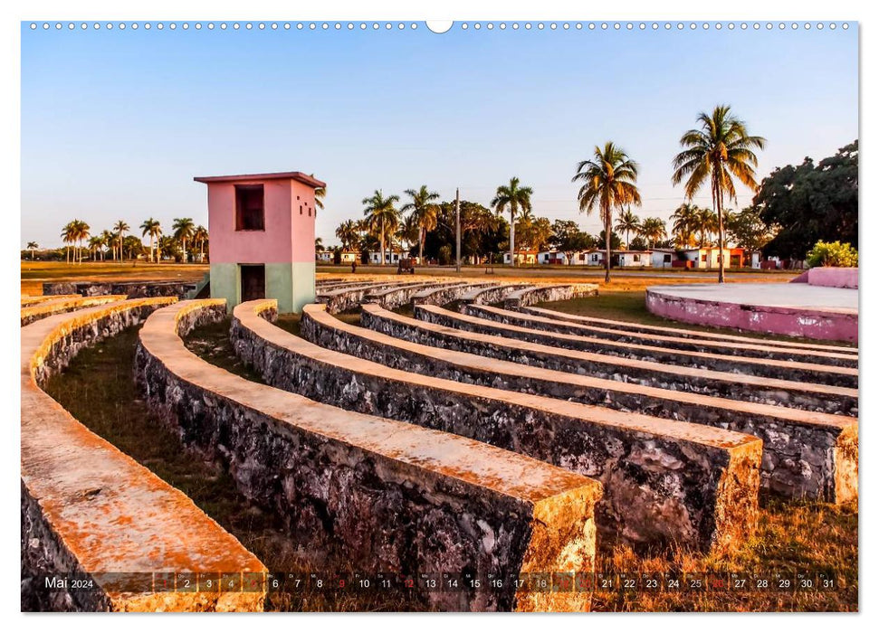 Cuba - Lebendiges Museum (CALVENDO Premium Wandkalender 2024)