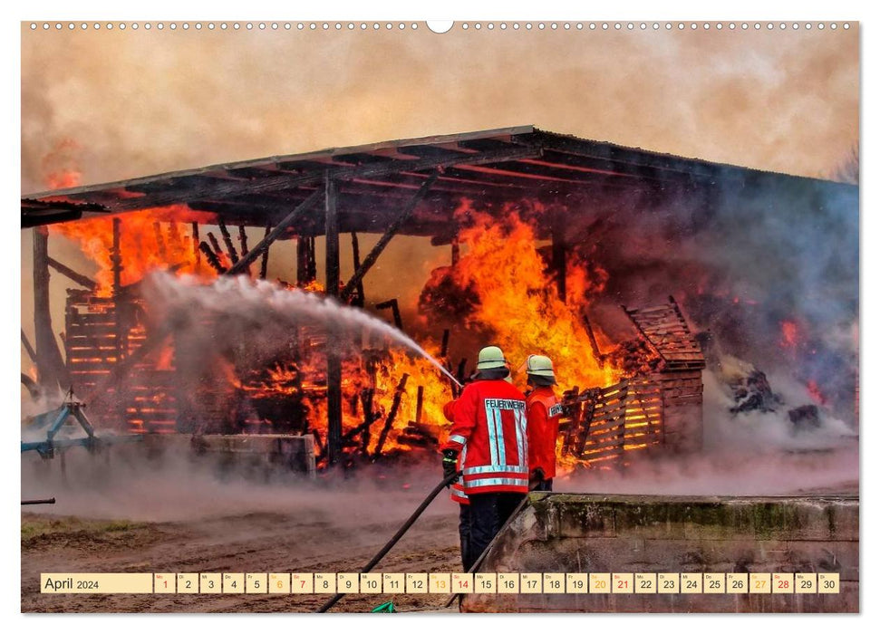 Feuerwehr - weltweit im Einsatz (CALVENDO Premium Wandkalender 2024)