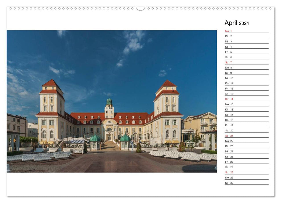 Ostseebad Binz – Zeit für Erholung (CALVENDO Wandkalender 2024)