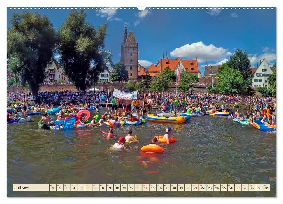 Bühne frei für Ulm an der Donau (CALVENDO Premium Wandkalender 2024)