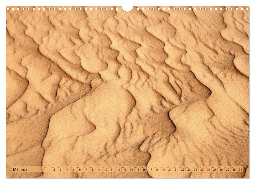 Muster im Wüstensand (CALVENDO Wandkalender 2024)