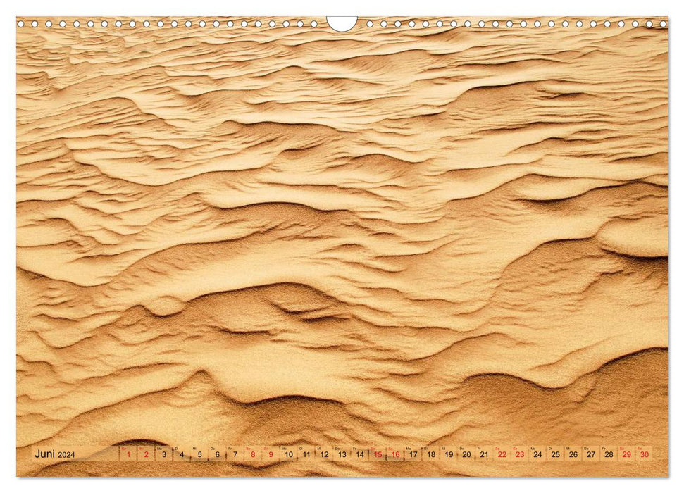 Muster im Wüstensand (CALVENDO Wandkalender 2024)