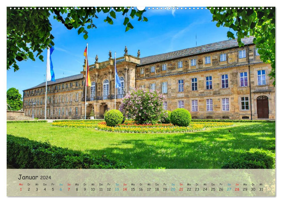 Bayreuth - die Stadt der Musik (CALVENDO Wandkalender 2024)