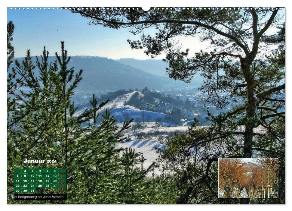 Beautiful Eastern Thuringia (CALVENDO wall calendar 2024) 