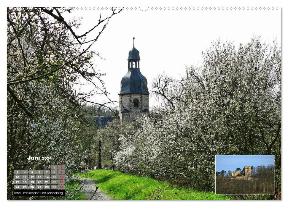 Belle Thuringe orientale (calendrier mural CALVENDO 2024) 