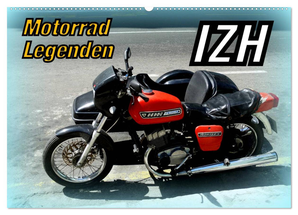 Légendes moto : IZH (calendrier mural CALVENDO 2024) 