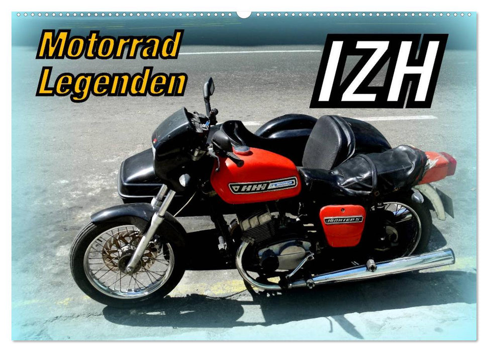 Motorcycle legends: IZH (CALVENDO wall calendar 2024) 