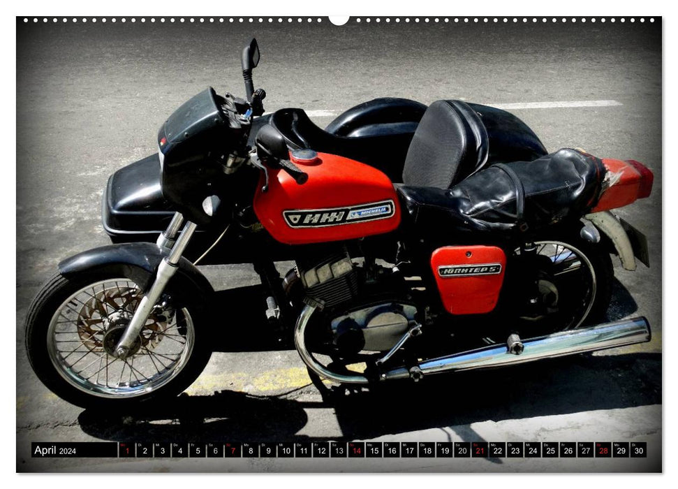 Motorrad-Legenden: IZH (CALVENDO Wandkalender 2024)