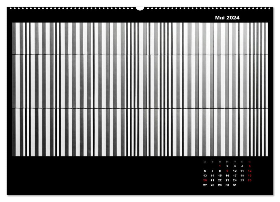 ARCHITEKTUR grafisch (CALVENDO Premium Wandkalender 2024)