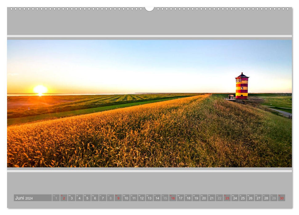 Le phare de Pilsum (calendrier mural CALVENDO 2024) 