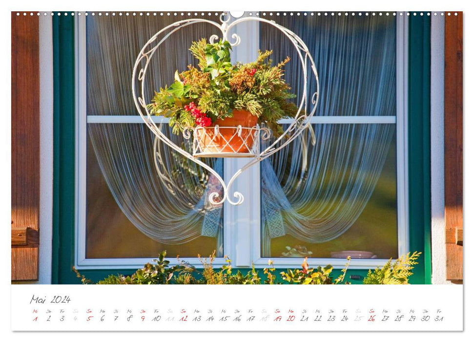 Einladung auf die Salzburger Almhütten (CALVENDO Wandkalender 2024)