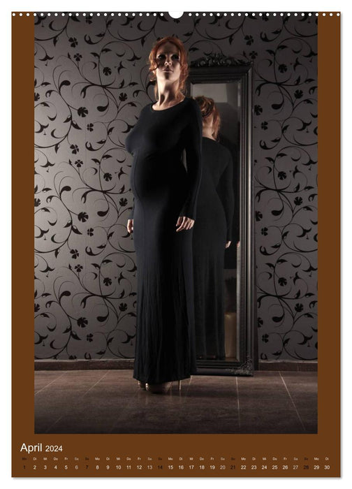 Pregnancy - round femininity (CALVENDO wall calendar 2024) 