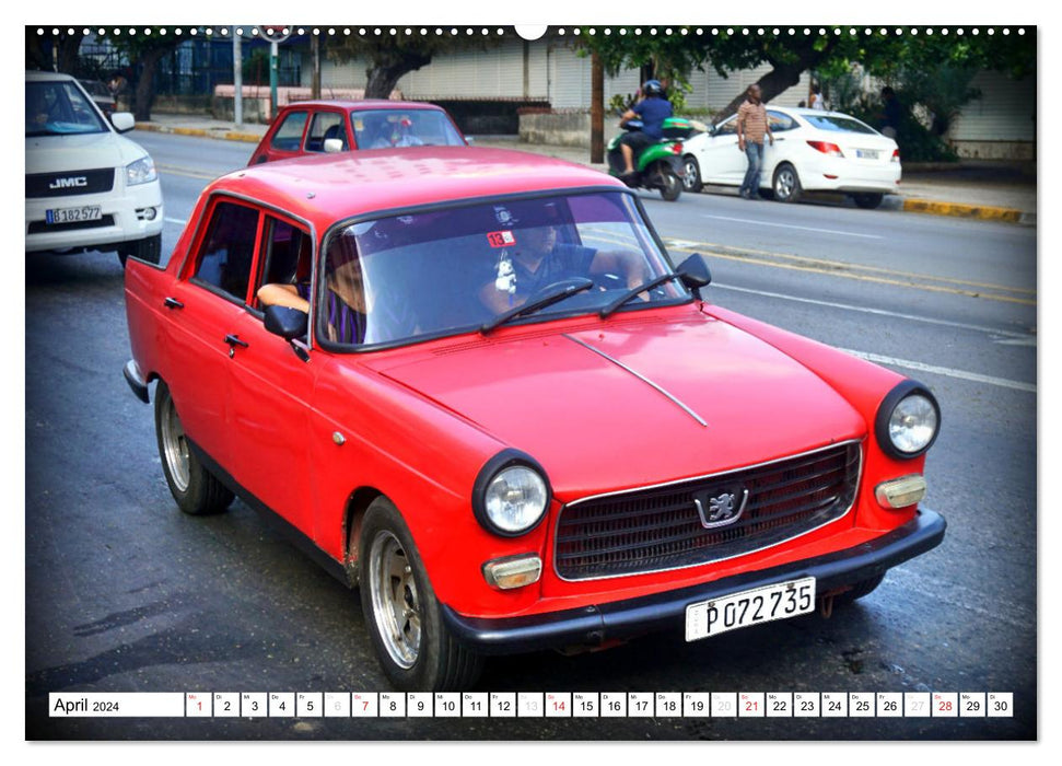 PEUGEOT 404 - Le classique français (Calendrier mural CALVENDO Premium 2024) 