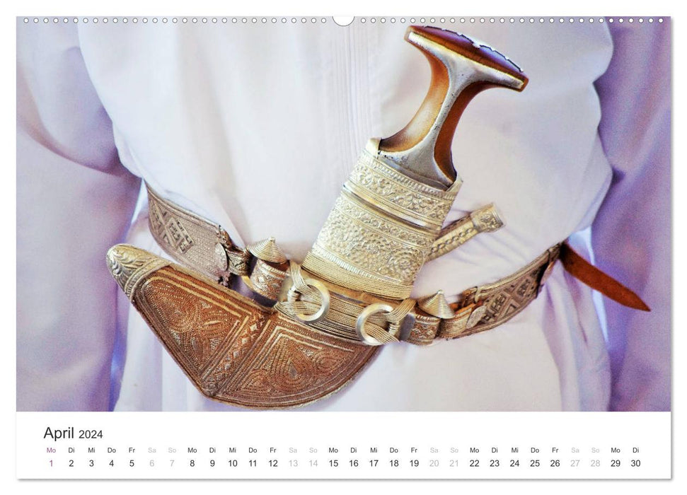 Oman – Le monde magique de l'Arabie (Calvendo Premium Calendrier mural 2024) 