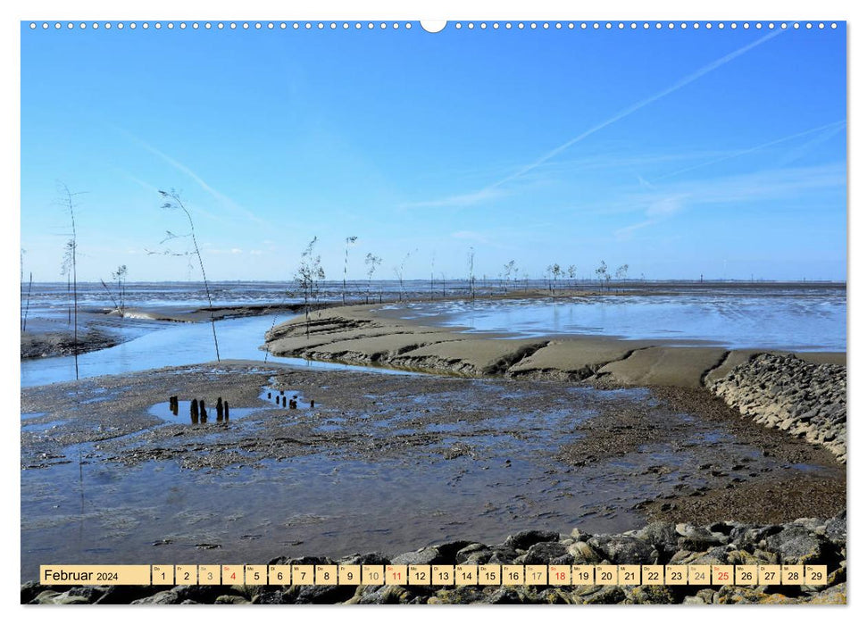 The Wadden Sea - 2024 (CALVENDO wall calendar 2024) 