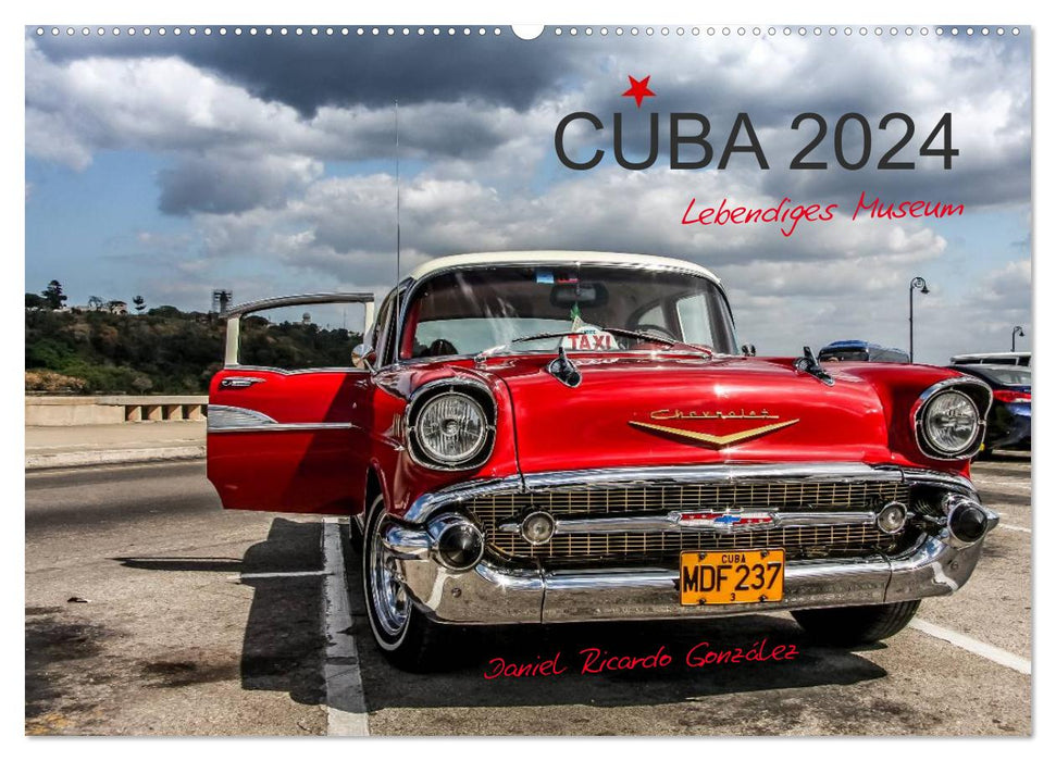 Cuba - Living Museum (CALVENDO wall calendar 2024) 