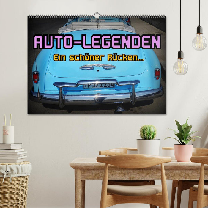 Car legends - A beautiful back... (CALVENDO wall calendar 2024) 