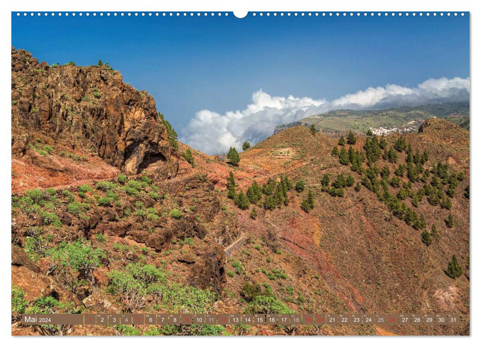 La Gomera Soleil, Mer et Volcans (Calvendo Premium Wall Calendar 2024) 