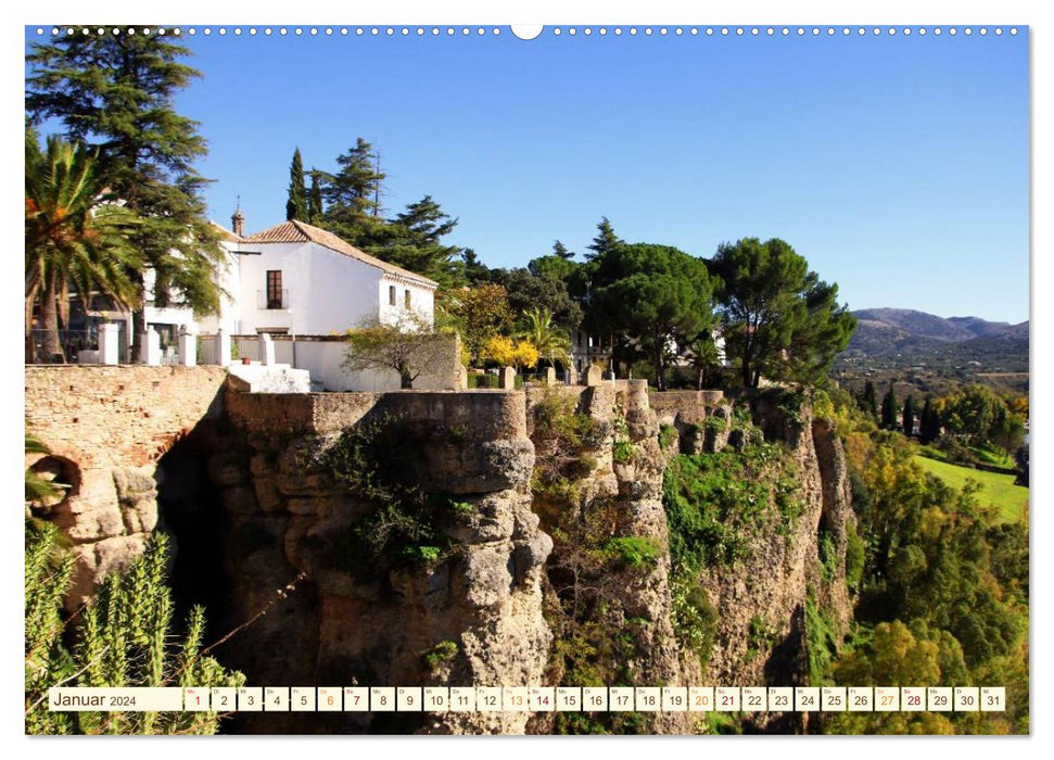 Ronda - Une ville d'Andalousie (Calendrier mural CALVENDO 2024) 