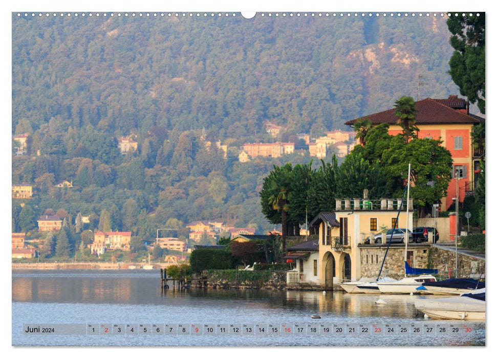 Lago di Orta - Ortasee (CALVENDO Premium Wandkalender 2024)