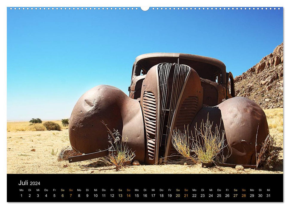 Namibie - vaste terre sauvage (Calvendo Premium Wall Calendar 2024) 