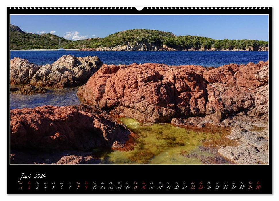 Corse - île de beauté brute (Calvendo Premium Wall Calendar 2024) 