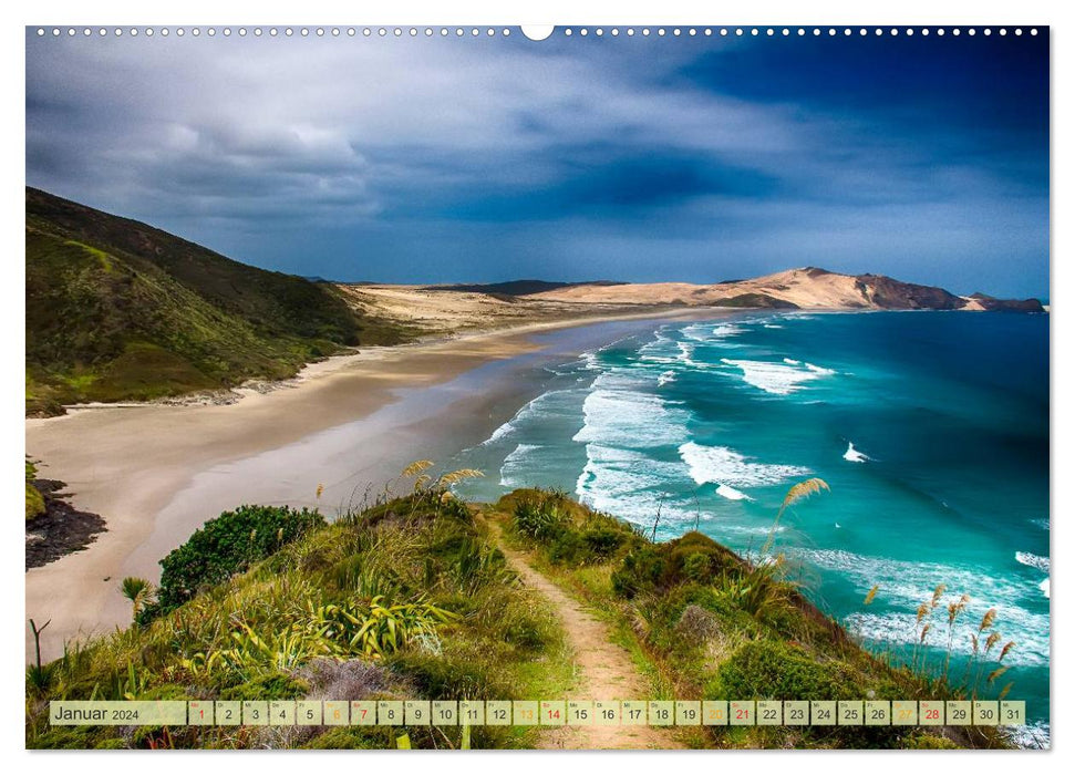 Nouvelle-Zélande - d'une beauté à couper le souffle (Calvendo Premium Wall Calendar 2024) 