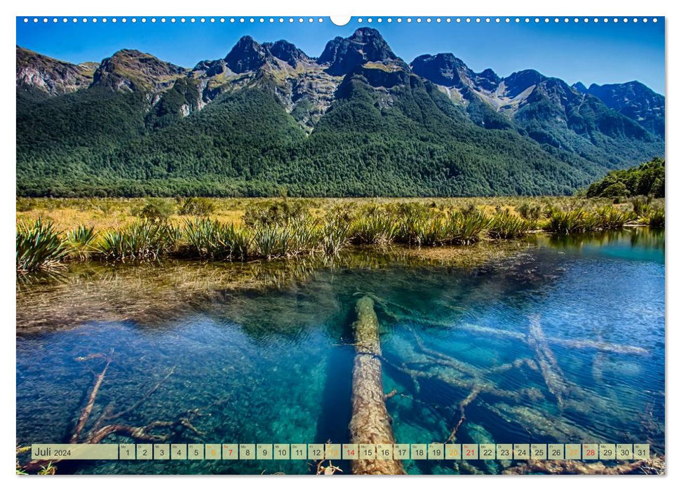 New Zealand - breathtakingly beautiful (CALVENDO Premium Wall Calendar 2024) 