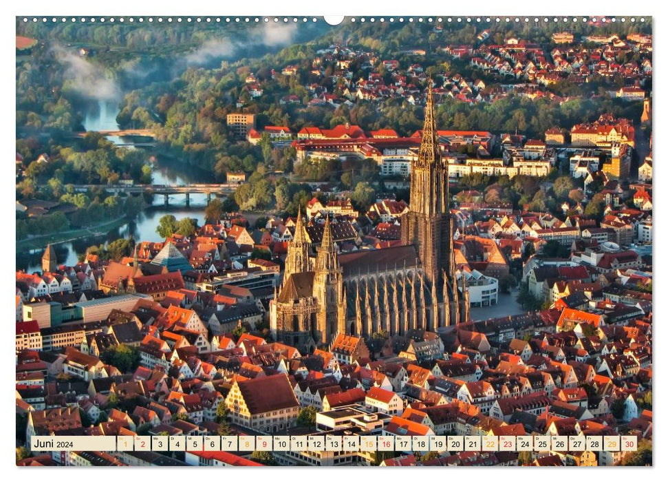 Préparez la scène pour Ulm sur le Danube (calendrier mural CALVENDO 2024) 