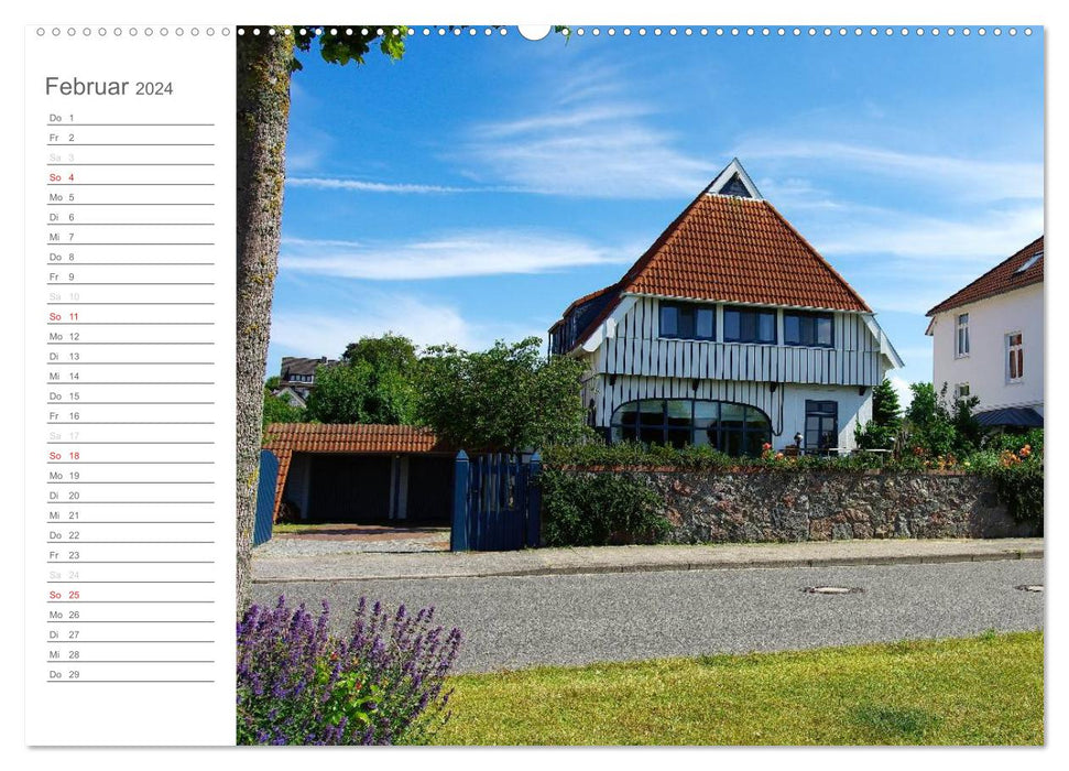 Laboe - Mer Baltique - Été (Calvendo Premium Wall Calendar 2024) 