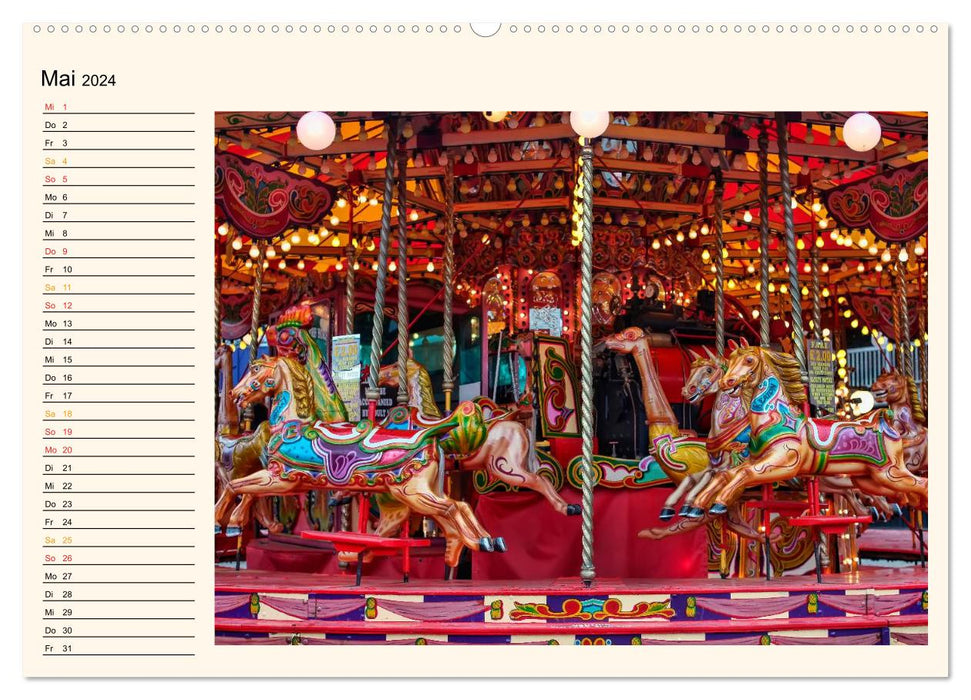 Carousel - nostalgia (CALVENDO wall calendar 2024) 